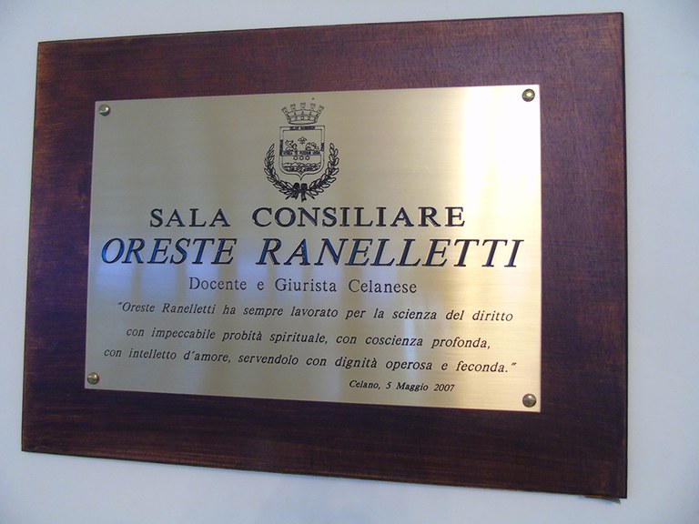 Sala consiliare Comune di Celano